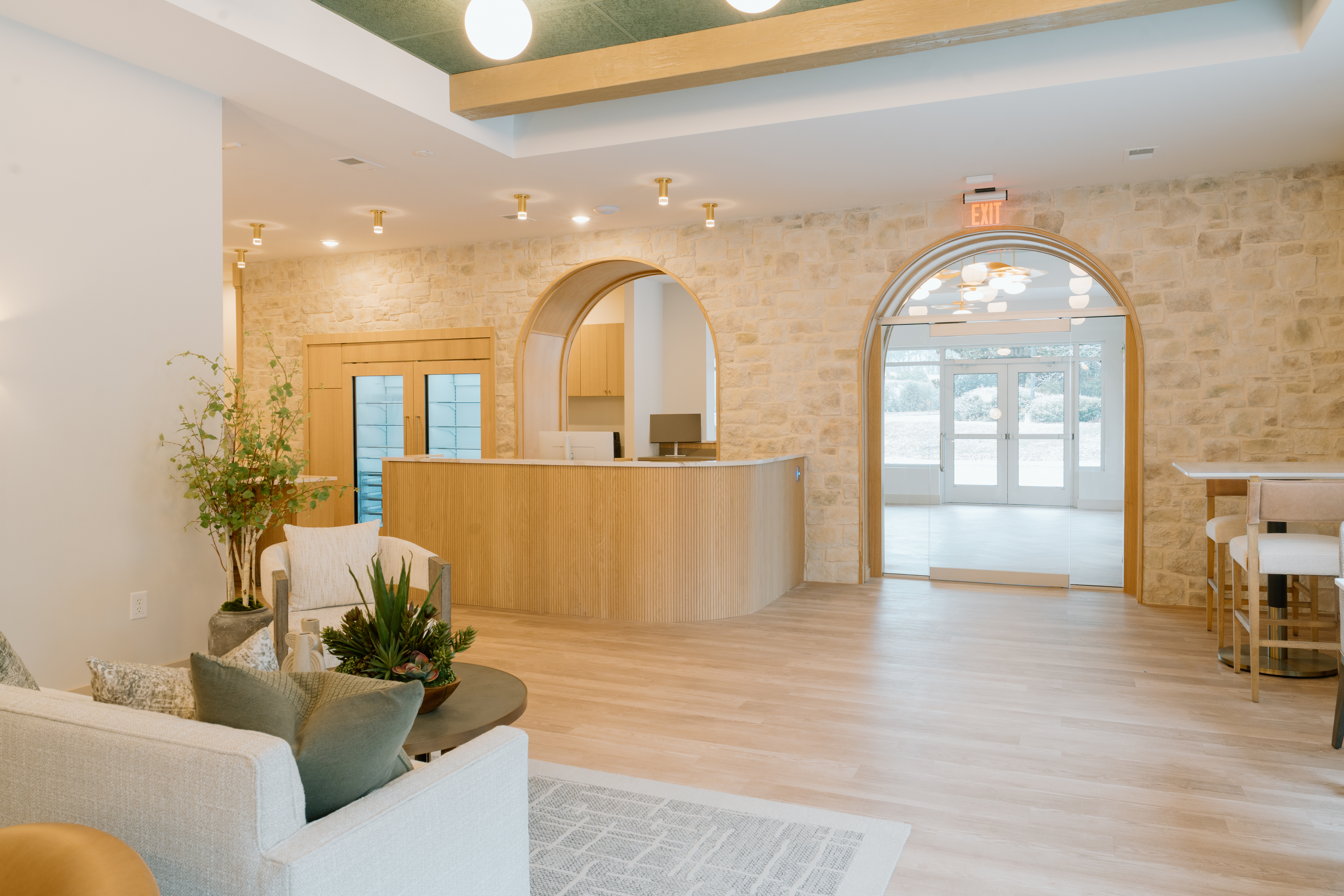 Clean, professional medical spa treatment room with neutral tones at Level Wellness of Franklin, TN in Franklin